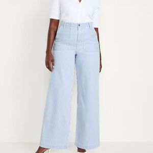 NWT old navy high waisted baggy jeans 24